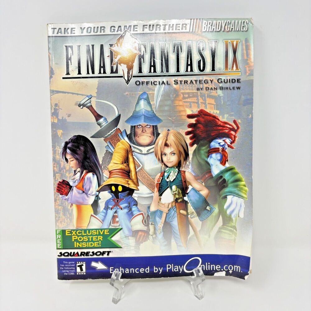 Final Fantasy IX BradyGames Official Strategy Guide Sony PlayStation PS1 2000